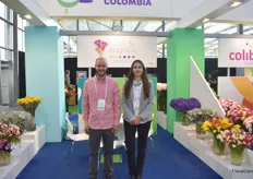 Billy Loaiza and Andrea Main Toro from the Colombian Flores de Alta Gracia
